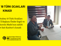 Atabey 19 Türk Ocakları Kınadı