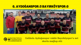 Aydoğanspor:3 Bayırköyspor:0