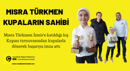 Mısra Türkmen Kupalandı